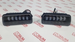 Светодиодные LED подфарники Sal-Man с ДХО, бегающим поворотником для Лада Нива 4х4, URBAN, BRONTO